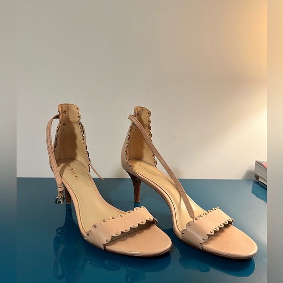 Blush Pink Coach Heels - Picture 5 of 5